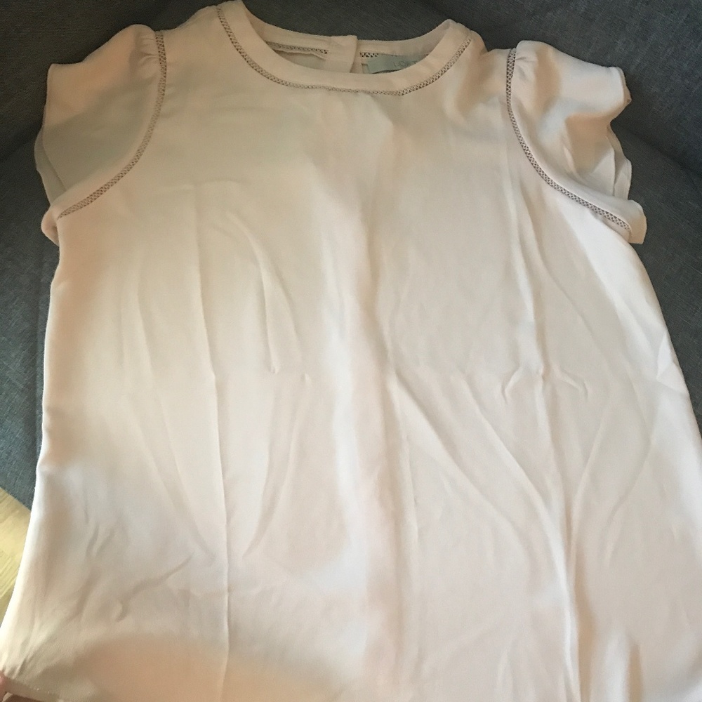 Loft Light Pink Blouse